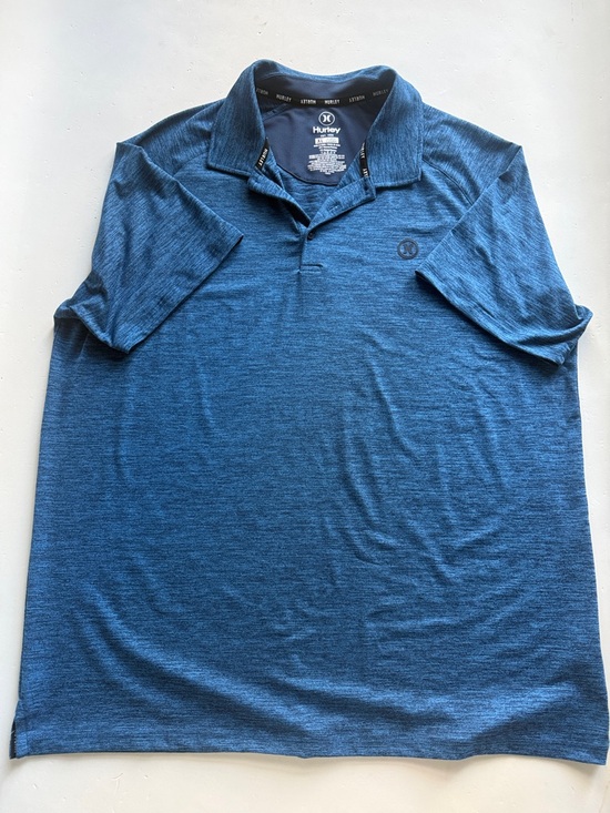 Hurley Other - Hurley Men’s Heathered Navy Blue Polo